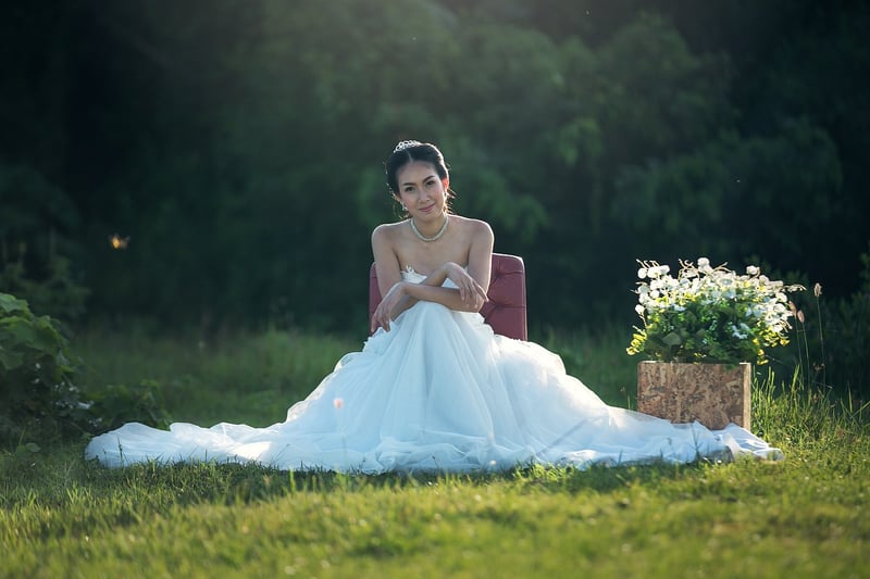 Boho Chic Lace Gown